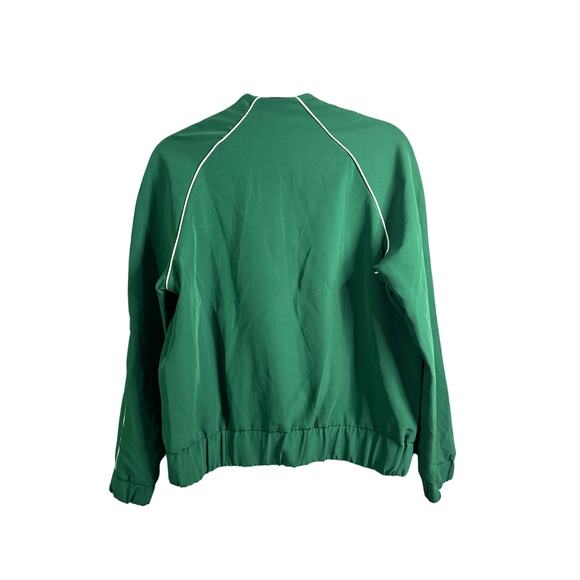 Stradivarius Green Zip Up Varsity Style Jacket - Picture 2 of 5